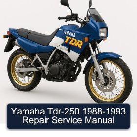 Yamaha Tdr-250 1988-1993 Repair Service Manual