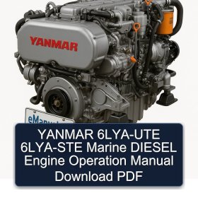 YANMAR 6LYA-UTE 6LYA-STE Marine DIESEL Engine Operation Manual Download PDF