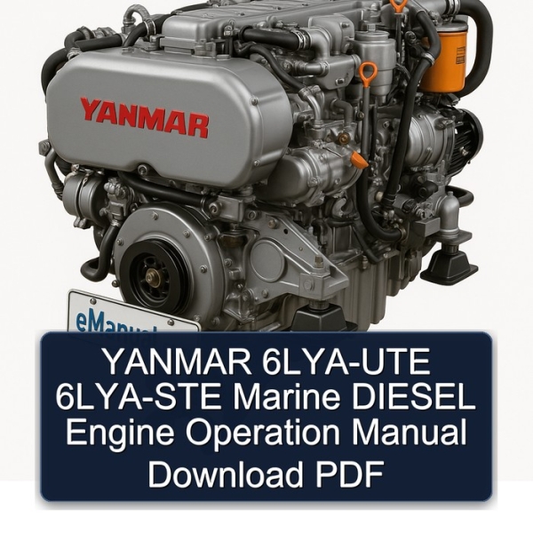 YANMAR 6LYA-UTE 6LYA-STE Marine DIESEL Engine Operation Manual Download PDF