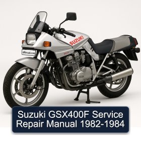 Suzuki GSX400F Service Repair Manual 1982-1984