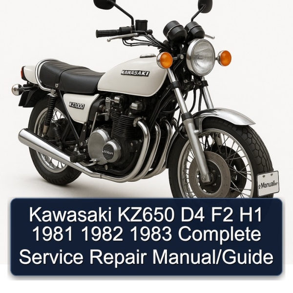Kawasaki KZ650 D4 F2 H1 1981 1982 1983 Complete Service Repair Manual/Guide