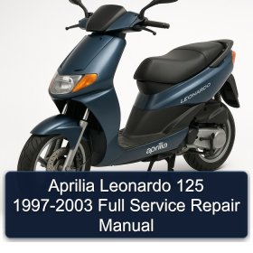 Aprilia Leonardo 125 1997-2003 Full Service Repair Manual