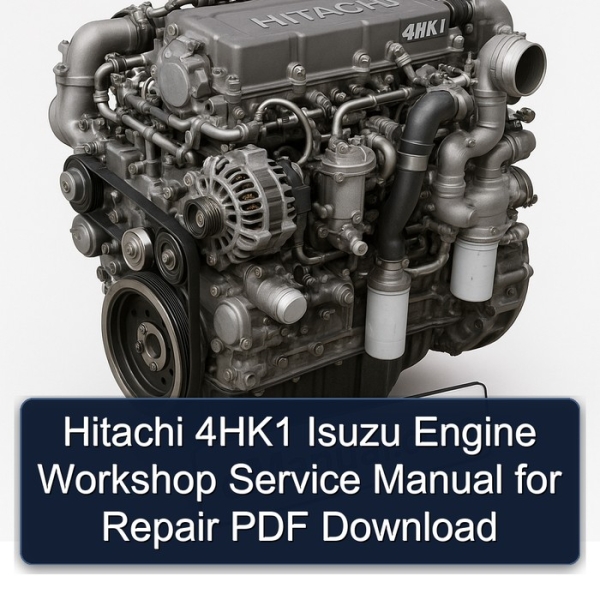 Hitachi 4HK1 Isuzu Engine Workshop Service Manual for Repair PDF Download