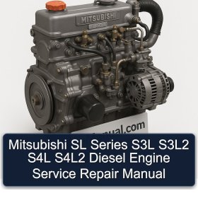 Mitsubishi SL Series S3L S3L2 S4L S4L2 Diesel Engine Service Repair Manual