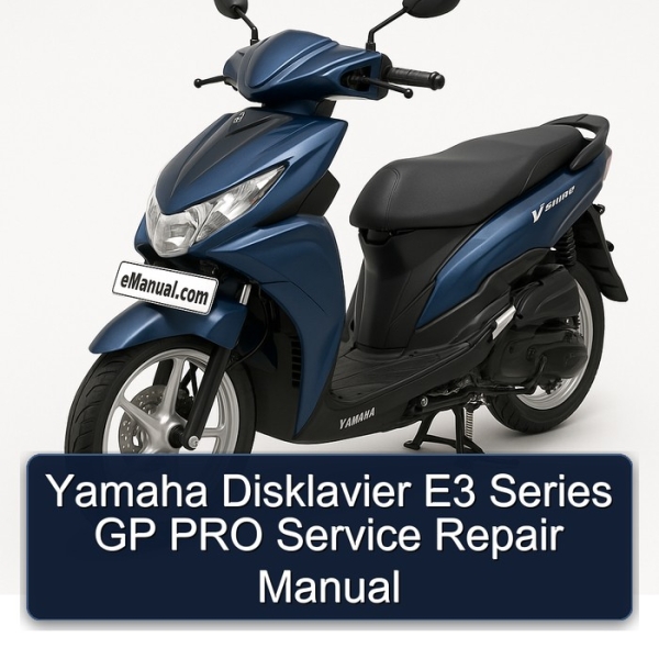 Yamaha Disklavier E3 Series GP PRO Service Repair Manual