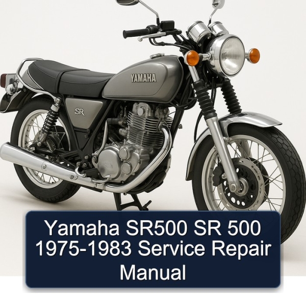 Yamaha SR500 SR 500 1975-1983 Service Repair Manual