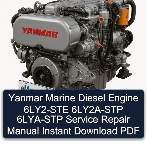 Yanmar Marine Diesel Engine 6LY2-STE 6LY2A-STP 6LYA-STP Service Repair Manual Instant Download PDF
