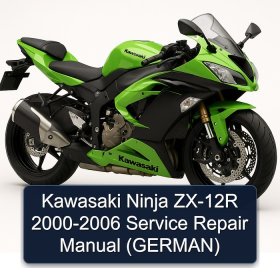 Kawasaki Ninja ZX-12R 2000-2006 Service Repair Manual (GERMAN)