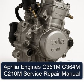Aprilia Engines C361M C364M C216M Service Repair Manual