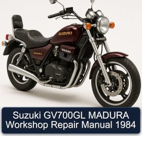 Suzuki GV700GL MADURA Workshop Repair Manual 1984