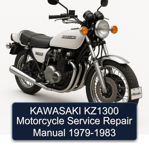 KAWASAKI KZ1300 Motorcycle Service Repair Manual 1979-1983