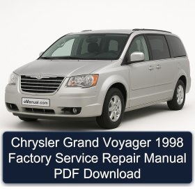 Chrysler Grand Voyager 1998 Factory Service Repair Manual PDF Download