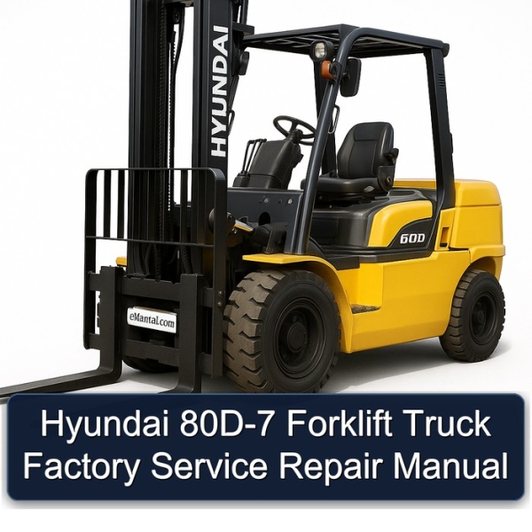 Hyundai 80D-7 Forklift Truck Factory Service Repair Manual