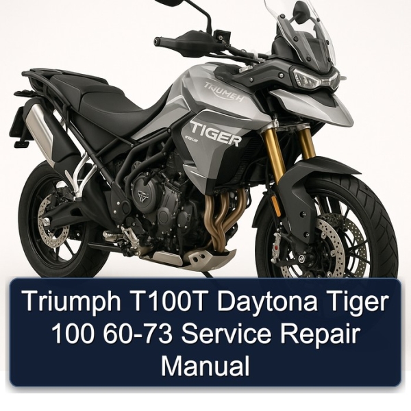 Triumph T100T Daytona Tiger 100 60-73 Service Repair Manual