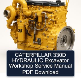 CATERPILLAR 330D HYDRAULIC Excavator Workshop Service Manual PDF Download