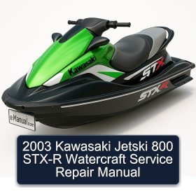 2003 Kawasaki Jetski 800 STX-R Watercraft Service Repair Manual