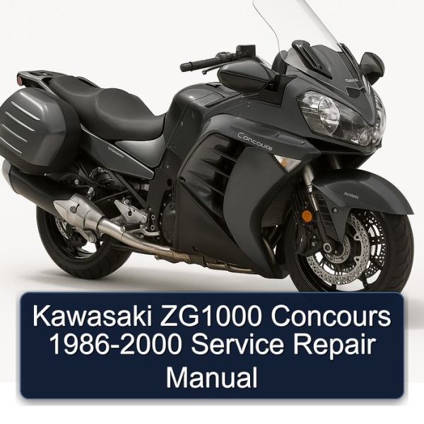 Kawasaki ZG1000 Concours 1986-2000 Service Repair Manual