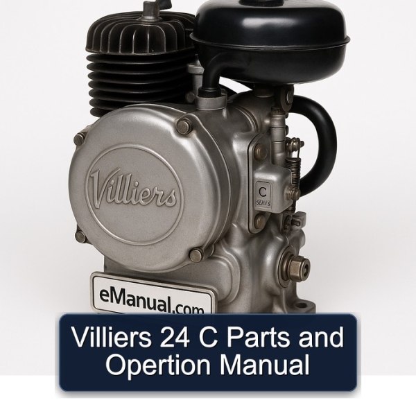 Villiers 24 C Parts and Opertion Manual