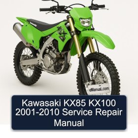 Kawasaki KX85 KX100 2001-2010 Service Repair Manual