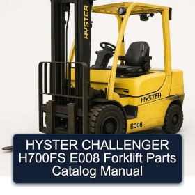 HYSTER CHALLENGER H700FS E008 Forklift Parts Catalog Manual