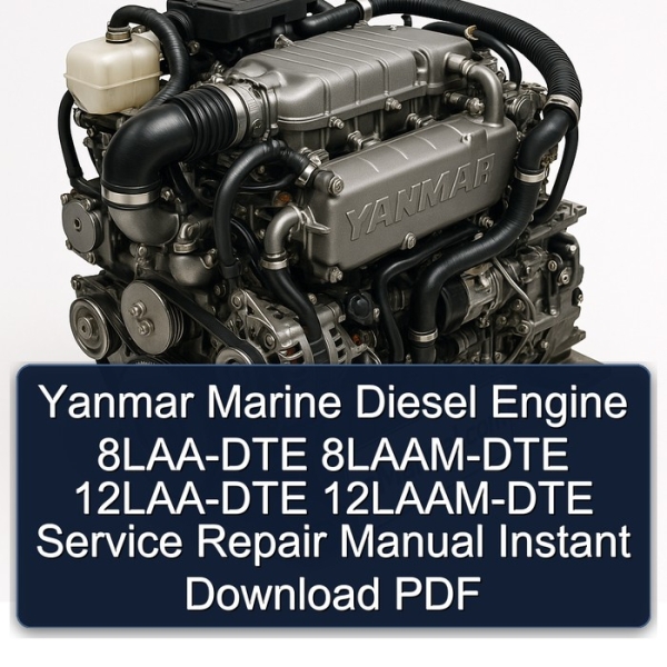 Yanmar Marine Diesel Engine 8LAA-DTE 8LAAM-DTE 12LAA-DTE 12LAAM-DTE Service Repair Manual Instant Download PDF