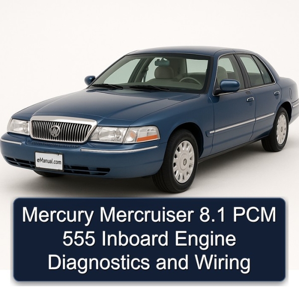 Mercury Mercruiser 8.1 PCM 555 Inboard Engine Diagnostics and Wiring