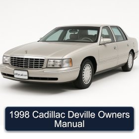 1998 Cadillac Deville Owners Manual