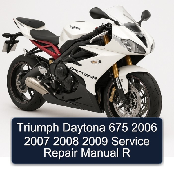 Triumph Daytona 675 2006 2007 2008 2009 Service Repair Manual R