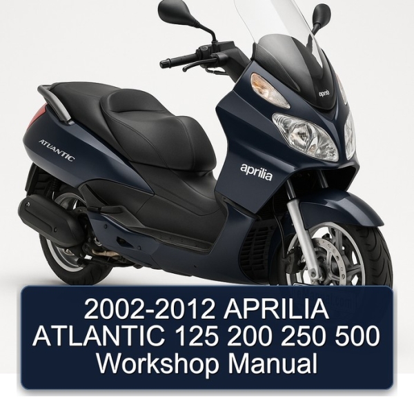 2002-2012 APRILIA ATLANTIC 125 200 250 500 Workshop Manual