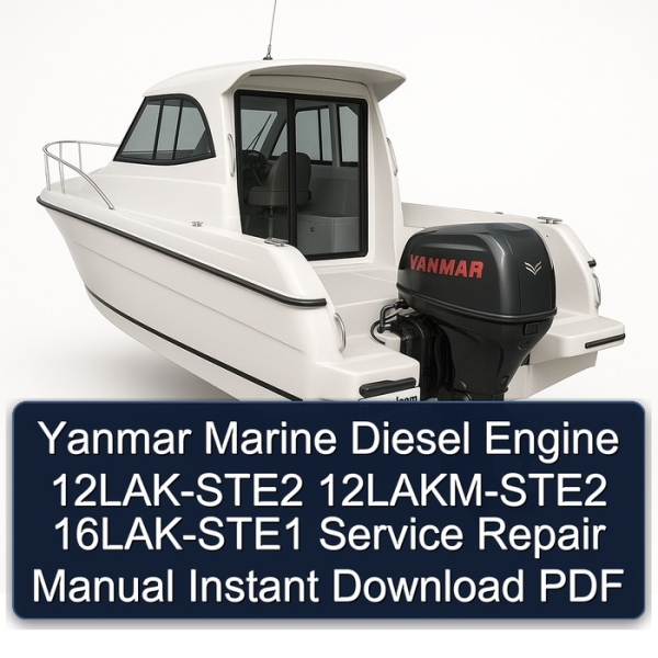 Yanmar Marine Diesel Engine 12LAK-STE2 12LAKM-STE2 16LAK-STE1 Service Repair Manual Instant Download PDF