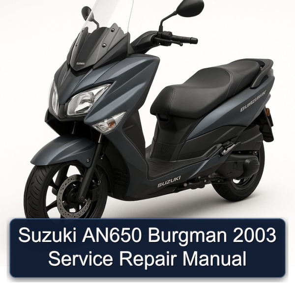 Suzuki AN650 Burgman 2003 Service Repair Manual