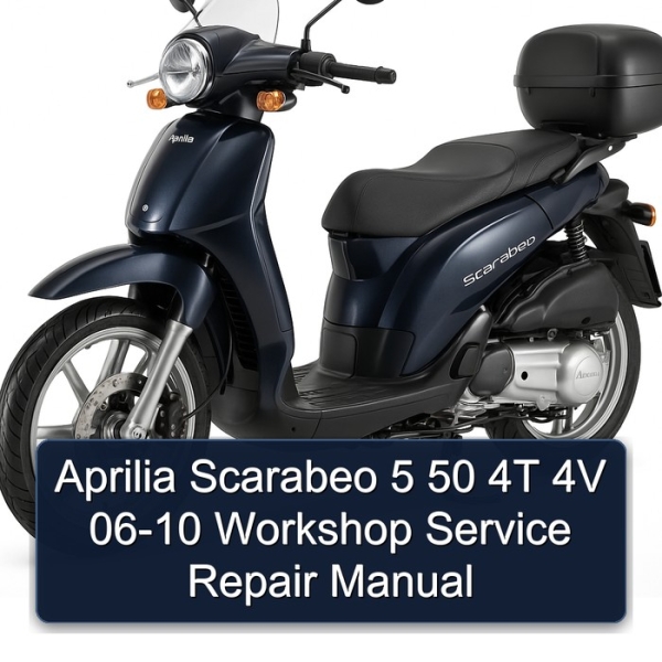 Aprilia Scarabeo 5 50 4T 4V 06-10 Workshop Service Repair Manual