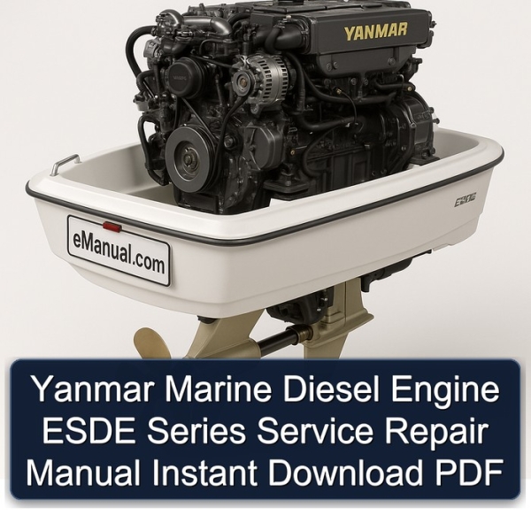 Yanmar Marine Diesel Engine ESDE Series Service Repair Manual Instant Download PDF