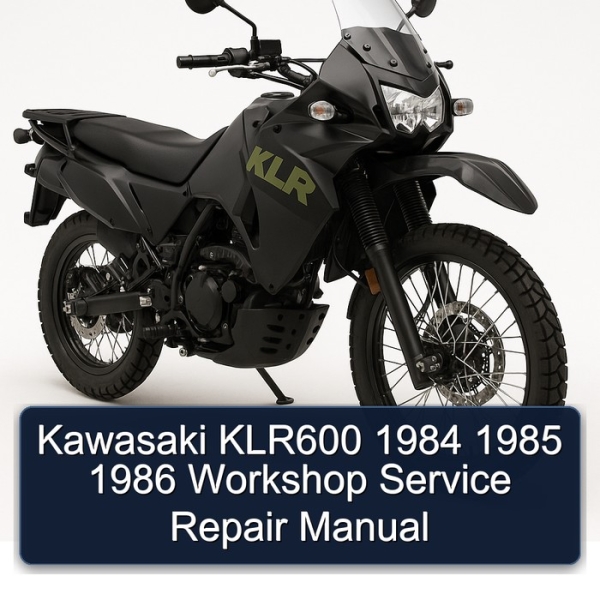 Kawasaki KLR600 1984 1985 1986 Workshop Service Repair Manual