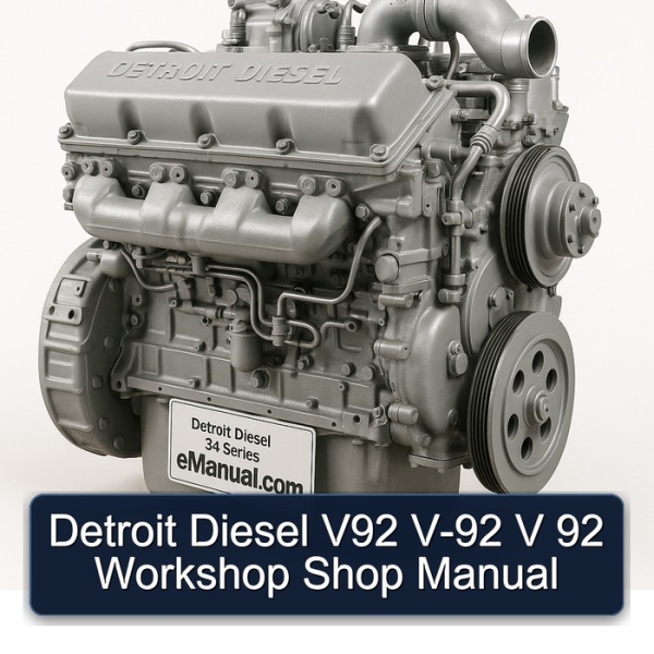 Detroit Diesel V92 V-92 V 92 Workshop Shop Manual