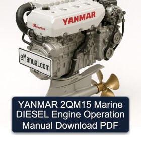 YANMAR 2QM15 Marine DIESEL Engine Operation Manual Download PDF