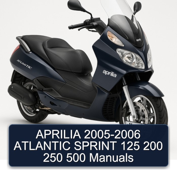 APRILIA 2005-2006 ATLANTIC SPRINT 125 200 250 500 Manuals