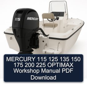 MERCURY 115 125 135 150 175 200 225 OPTIMAX Workshop Manual PDF Download