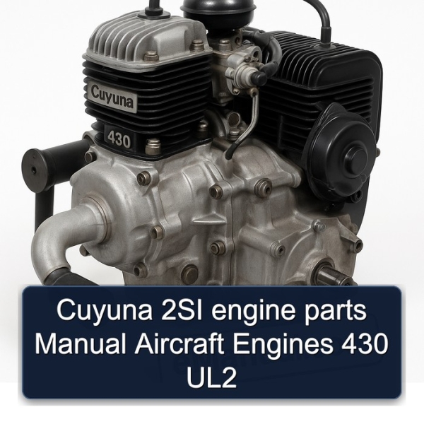 Cuyuna 2SI engine parts Manual Aircraft Engines 430 UL2