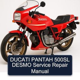 DUCATI PANTAH 500SL DESMO Service Repair Manual