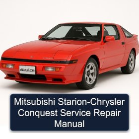 Mitsubishi Starion-Chrysler Conquest Service Repair Manual