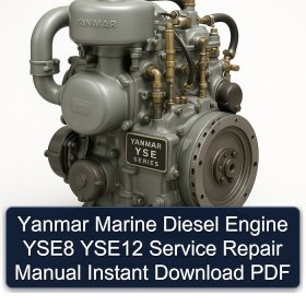Yanmar Marine Diesel Engine YSE8 YSE12 Service Repair Manual Instant Download PDF