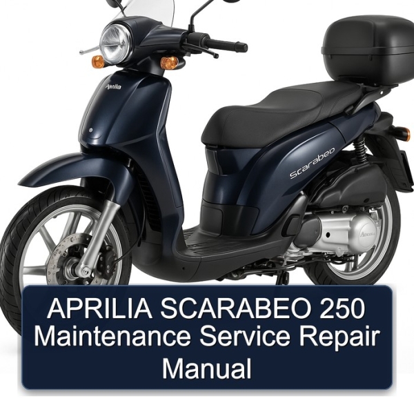 APRILIA SCARABEO 250 Maintenance Service Repair Manual