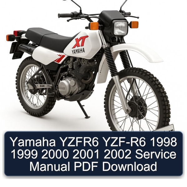 Yamaha YZFR6 YZF-R6 1998 1999 2000 2001 2002 Service Manual PDF Download