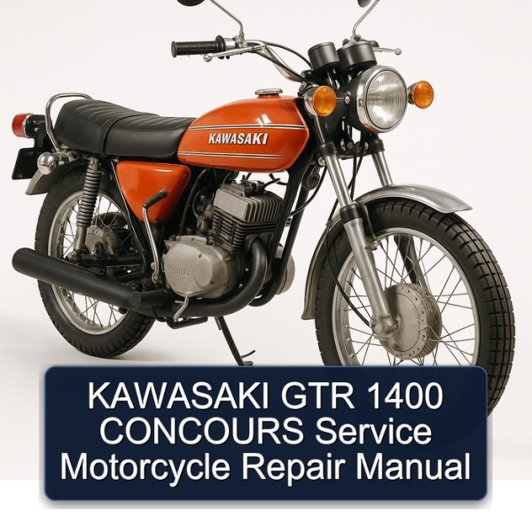KAWASAKI GTR 1400 CONCOURS Service Motorcycle Repair Manual