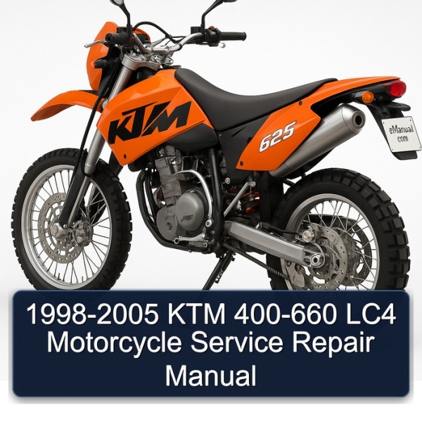 1998-2005 KTM 400-660 LC4 Motorcycle Service Repair Manual
