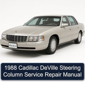 1988 Cadillac DeVille Steering Column Service Repair Manual