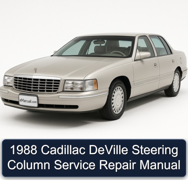 1988 Cadillac DeVille Steering Column Service Repair Manual
