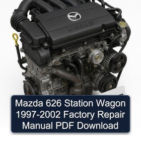 Mazda 626 Station Wagon 1997-2002 Factory Repair Manual PDF Download