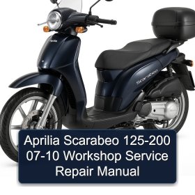 Aprilia Scarabeo 125-200 07-10 Workshop Service Repair Manual
